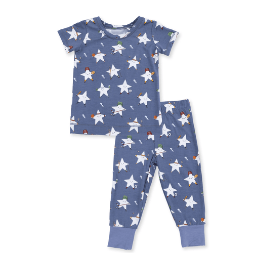 Angel Dear Short Sleeve Loungewear Set, Sports All Stars Glow in the Dark - Flying Ryno