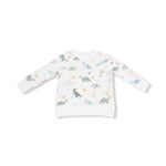 Angel Dear Soft Dinos - French Terry - Green - Raglan Sweatshirt + Jogger Set - Flying Ryno
