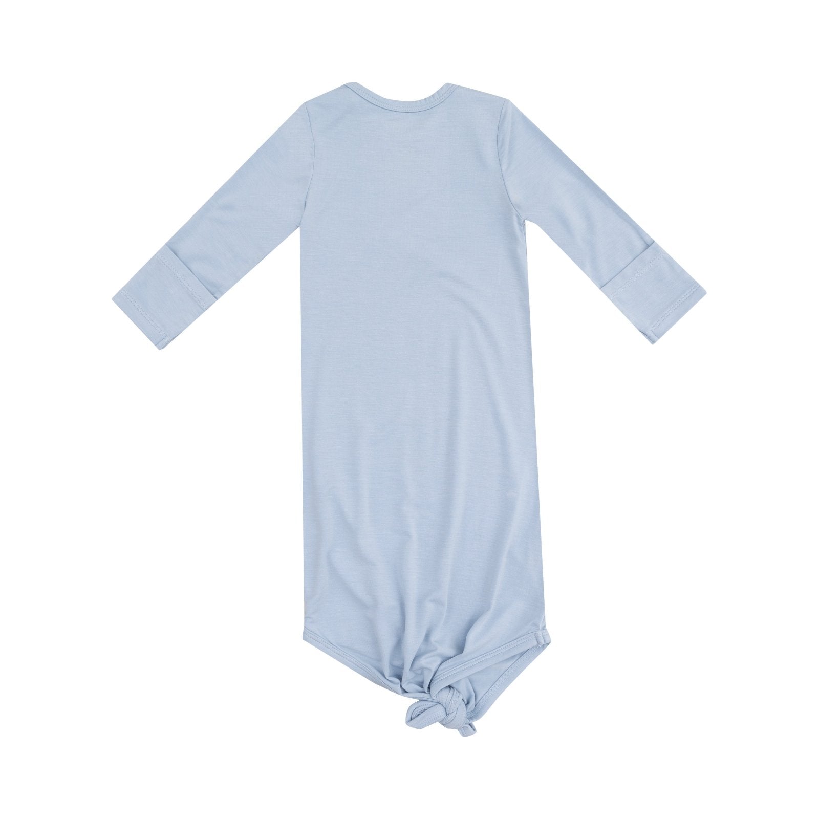 Angel Dear Solid Blue Fog Knotted Gown & Hat Set - Flying Ryno