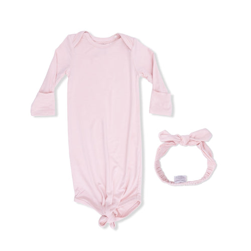 Angel Dear Solid Lotus - Knotted Gown And Headband - Flying Ryno