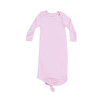 Angel Dear Solid Nosegay Pink Knotted Gown & Hat Set - Flying Ryno