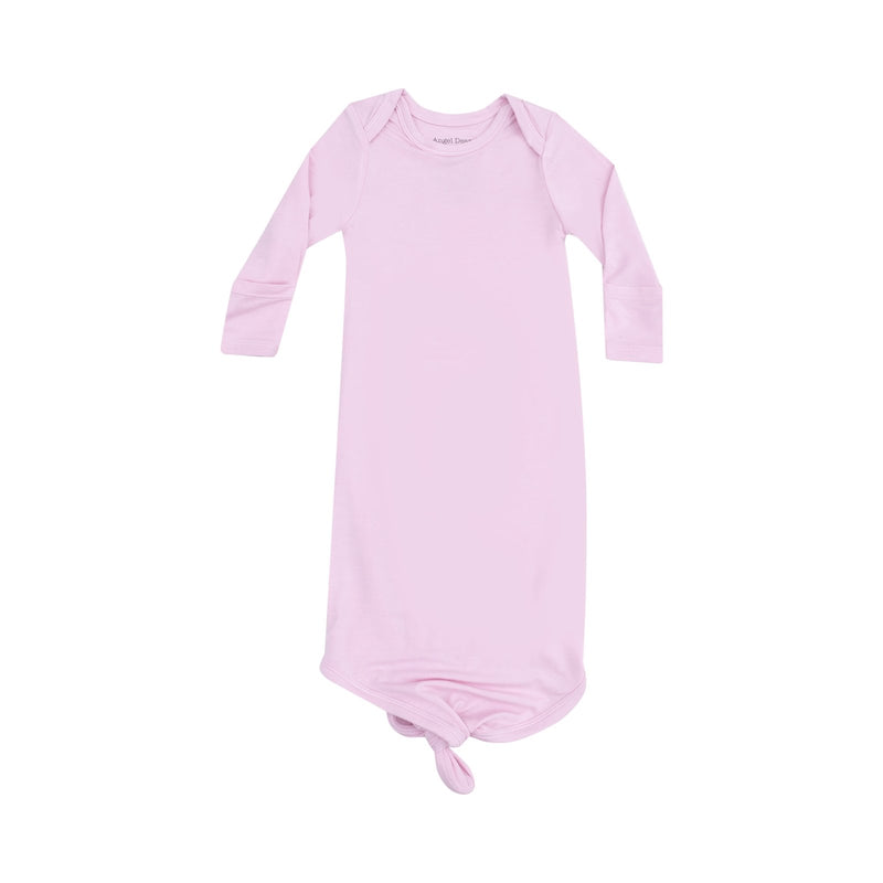 Angel Dear Solid Nosegay Pink Knotted Gown & Hat Set - Flying Ryno