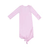 Angel Dear Solid Nosegay Pink Knotted Gown & Hat Set - Flying Ryno