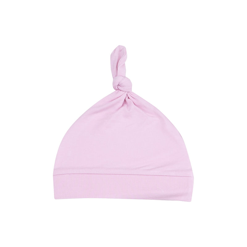 Angel Dear Solid Nosegay Pink Knotted Gown & Hat Set - Flying Ryno