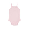 Angel Dear Solid Rose Smoke Rib Tank Bodysuit - Flying Ryno