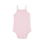Angel Dear Solid Rose Smoke Rib Tank Bodysuit - Flying Ryno
