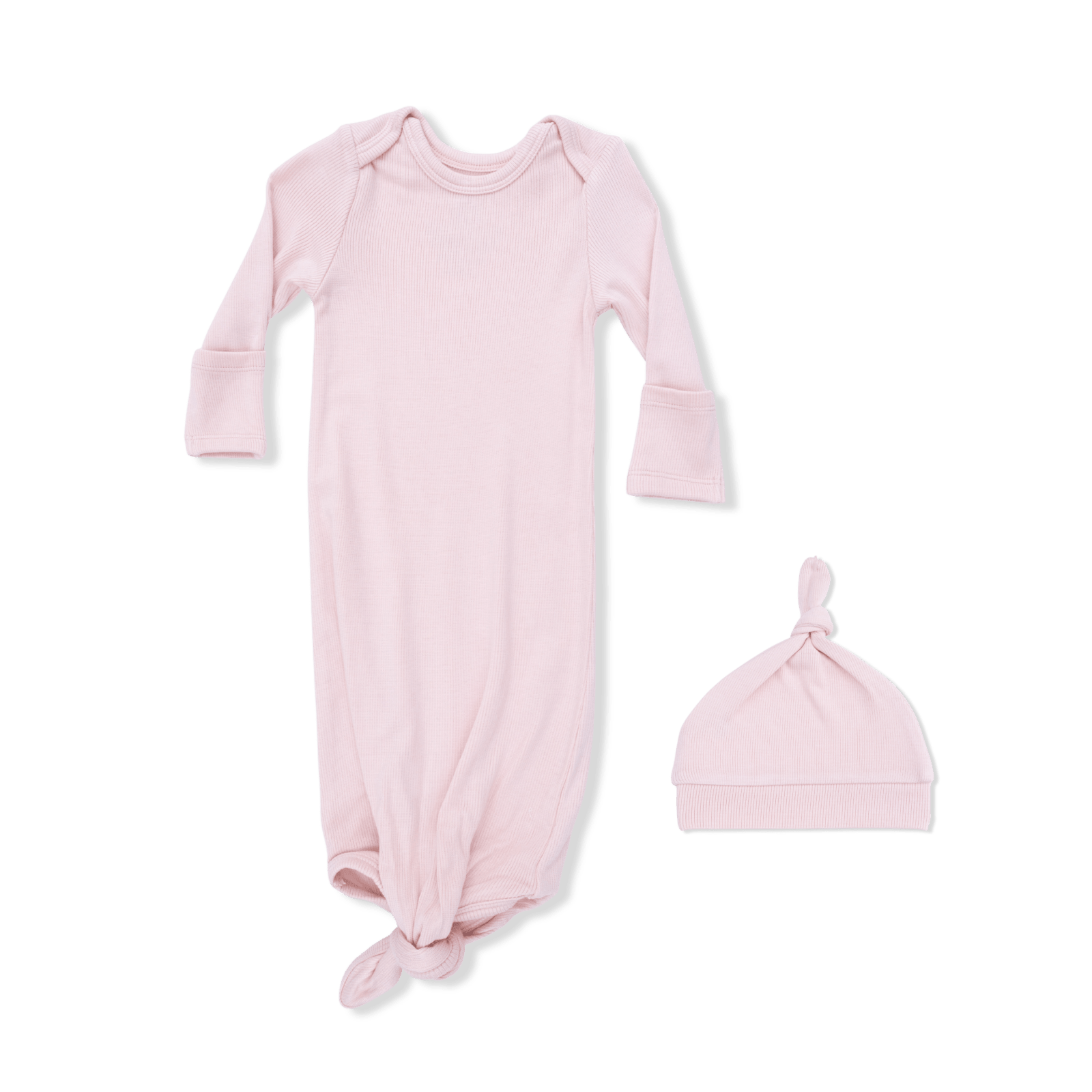 Angel Dear Solid Veiled Pink - Knotted Gown And Hat - Flying Ryno