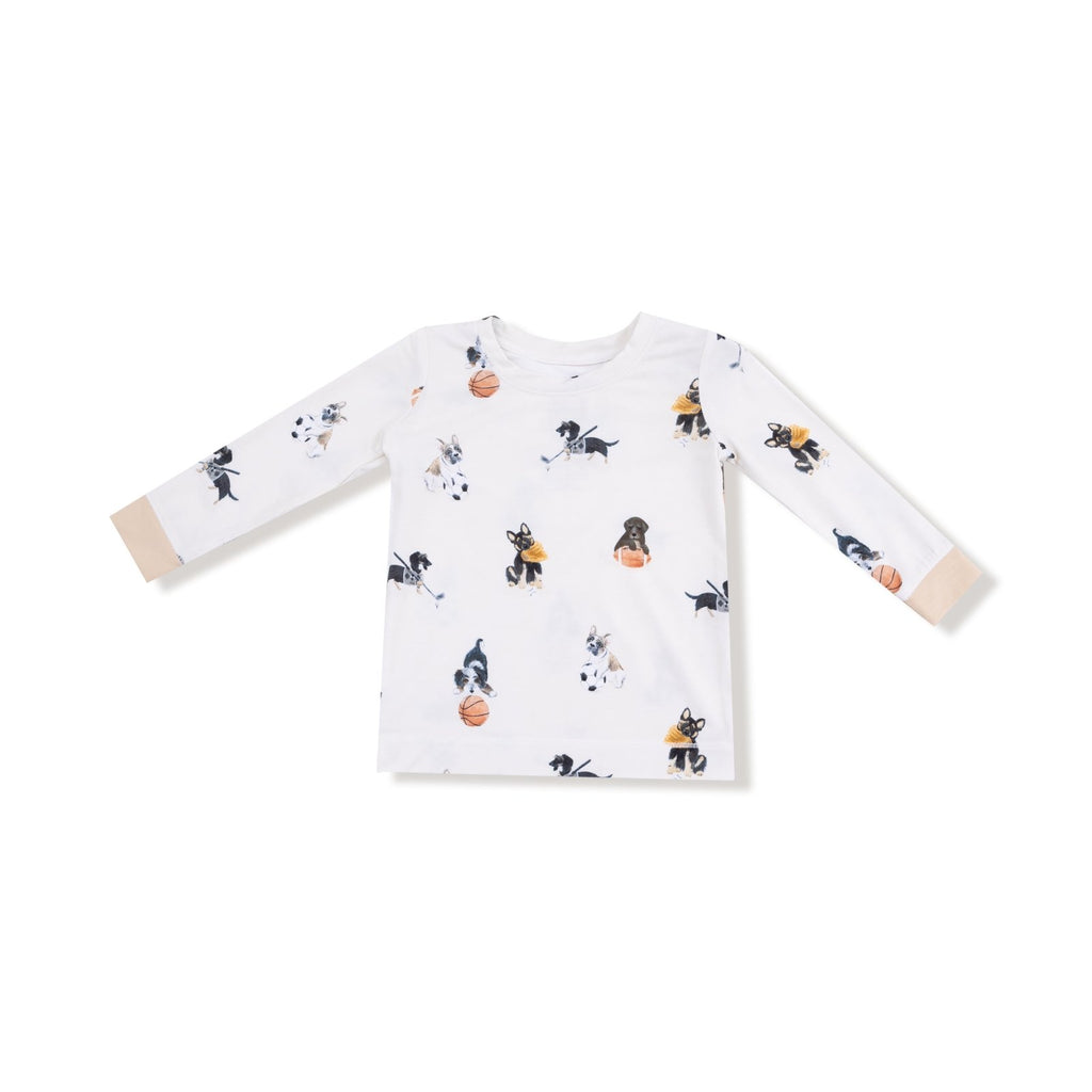 Angel Dear Sporty Puppies - L/s Loungewar Set - Flying Ryno