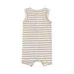 Angel Dear Stripe Sage Sleeveless Shortie Romper - Flying Ryno