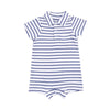 Angel Dear Stripe Vintage Blue Polo Shortie - Flying Ryno