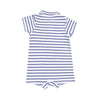 Angel Dear Stripe Vintage Blue Polo Shortie - Flying Ryno