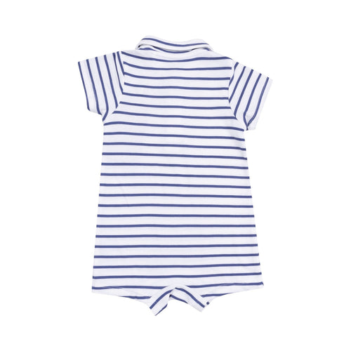 Angel Dear Stripe Vintage Blue Polo Shortie - Flying Ryno