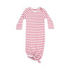 Angel Dear Stripe Vintage Red Knotted Gown & Hat Set - Flying Ryno