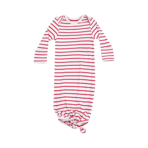 Angel Dear Stripe Vintage Red Knotted Gown & Hat Set - Flying Ryno
