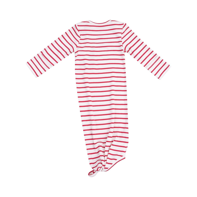 Angel Dear Stripe Vintage Red Knotted Gown & Hat Set - Flying Ryno
