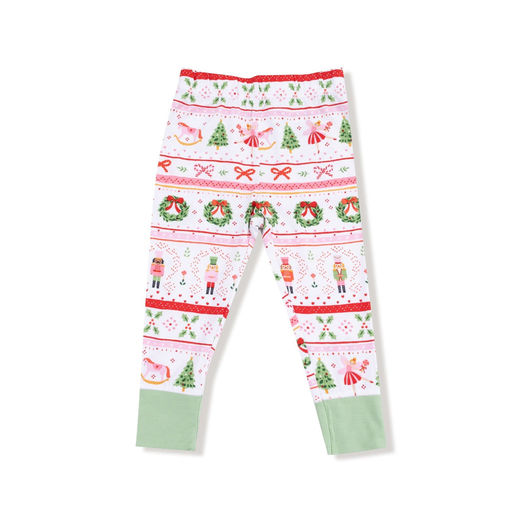 Angel Dear Sugar Plum Fairy - Nutcracker Fair Isle - Pink - Longsleeve Loungewear Set - Flying Ryno