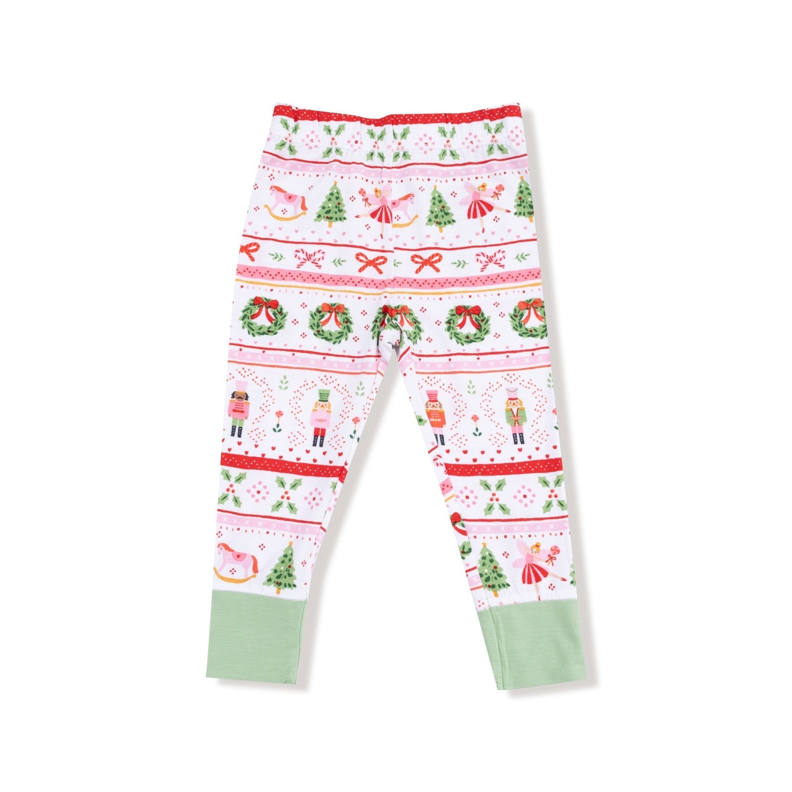 Angel Dear Sugar Plum Fairy - Nutcracker Fair Isle - Pink - Longsleeve Loungewear Set - Flying Ryno
