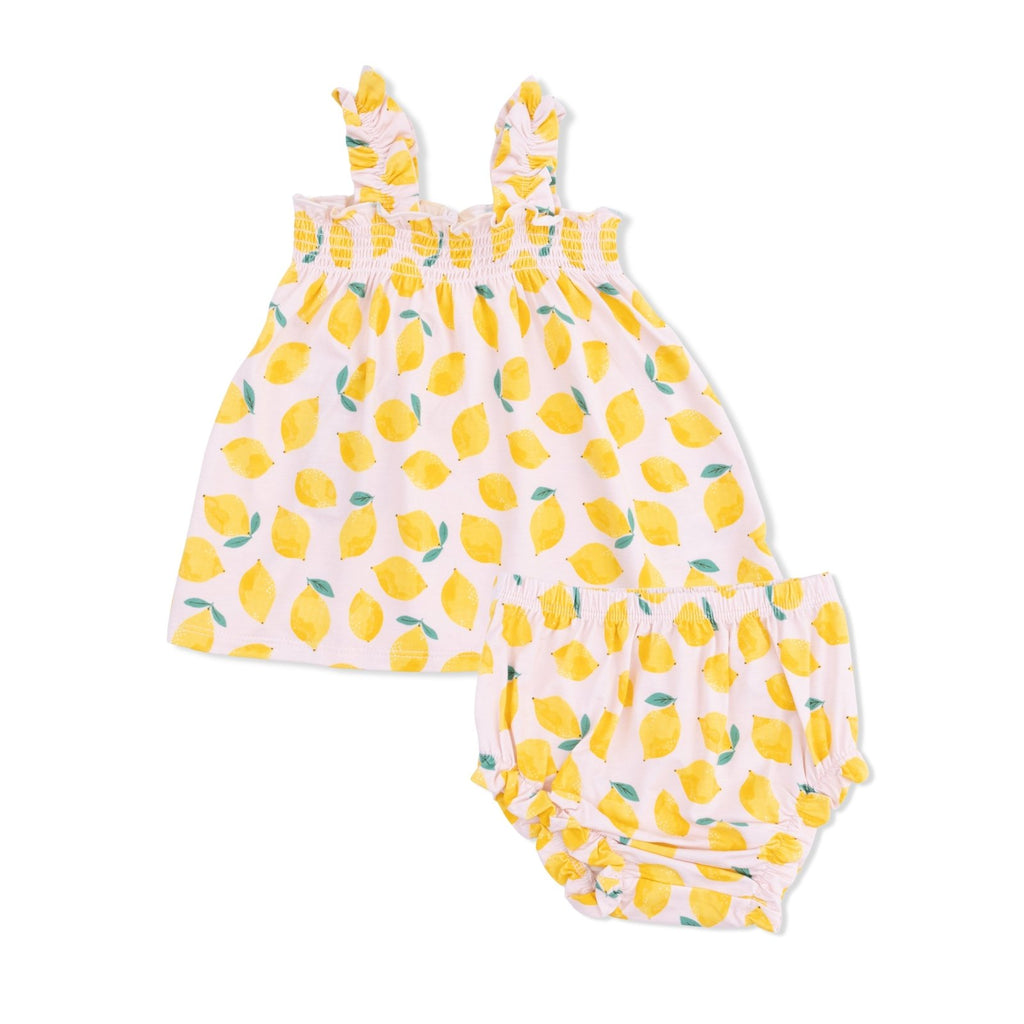 Angel Dear Sunny Lemons - Ruffly Strap Top And Bloomer - Flying Ryno