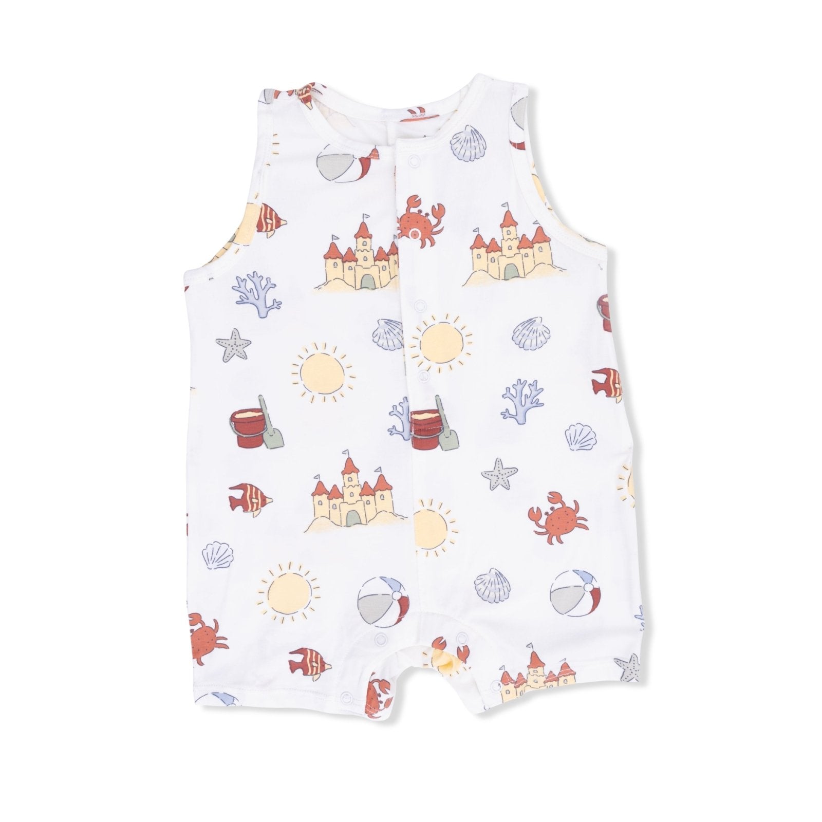 Angel Dear Sunny Sandcastles - Sleeveless Shortie Romper - Flying Ryno