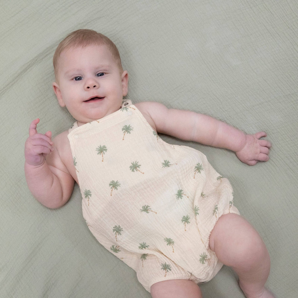 Angel Dear Sunsuit, Palm Trees - Flying Ryno