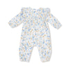 Angel Dear Sweet Rose Calico - Longsleeve Petal Ruffle Romper - Flying Ryno