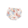 Angel Dear Tropical Retro Floral Tie Strap Smocked Sun Dress - Flying Ryno