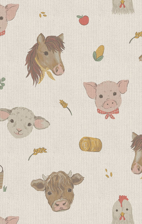Angel Dear Vintage Baby Farm Animals - Uni Romper - Flying Ryno