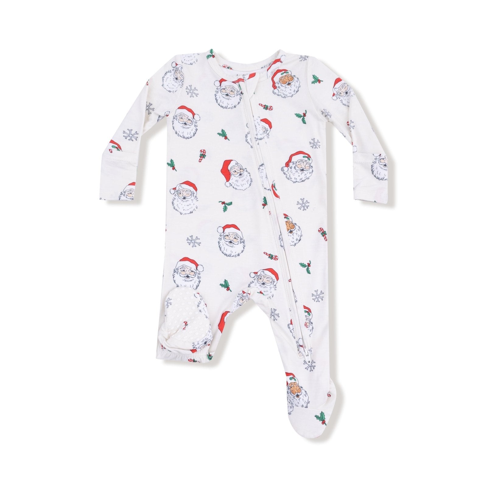 Angel Dear Vintage Santas - 2 Way Zipper Footie - Flying Ryno