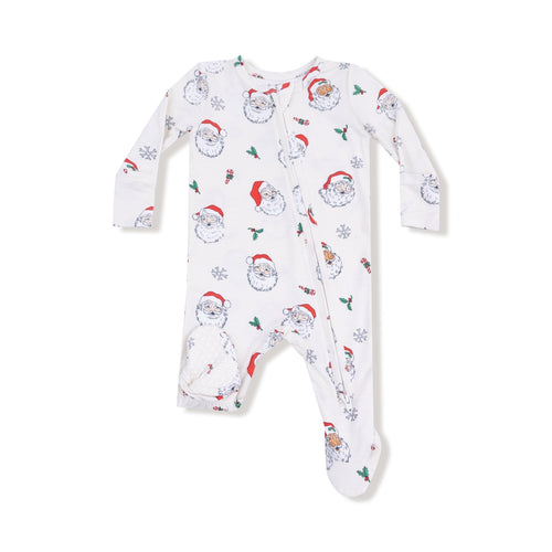 Angel Dear Vintage Santas - 2 Way Zipper Footie - Flying Ryno