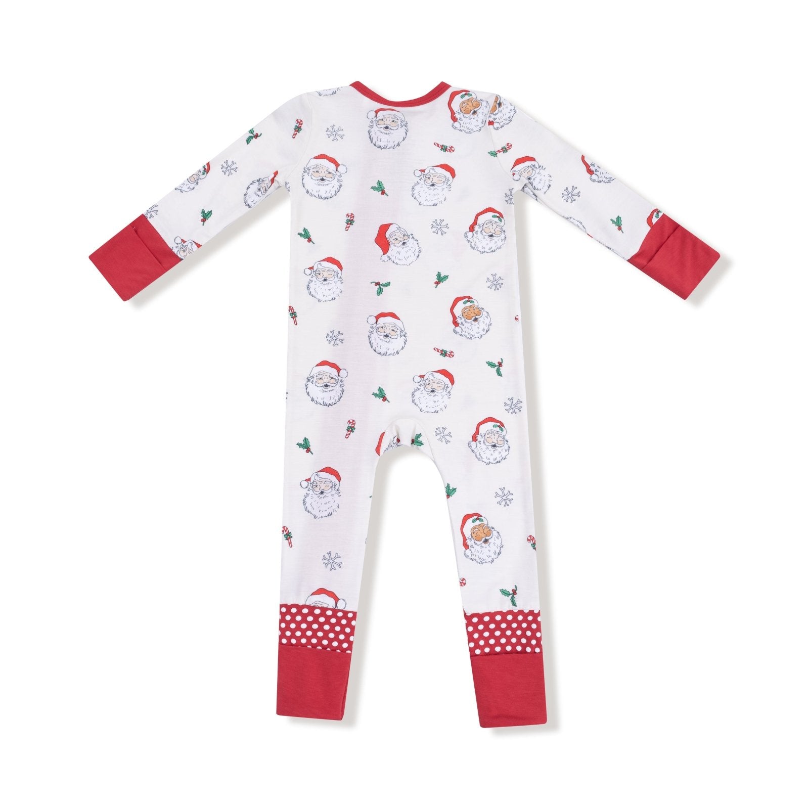 Angel Dear Vintage Santas - 2 Way Zipper Romper - Flying Ryno