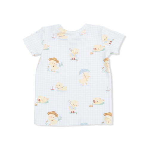 Angel Dear Vintage Spring Ducklings Green - Loungewear Short Set - Flying Ryno