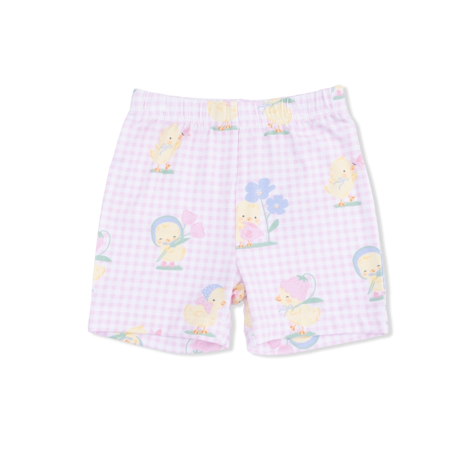 Angel Dear Vintage Spring Ducklings Pink - Loungewear Short Set - Flying Ryno