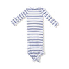 Angel Dear Vintage Stripe - Blue - Knotted Gown and Hat Set - Flying Ryno