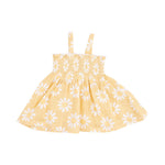 Angel Dear Yellow Mod Daisy Smocked Top & Bloomer - Flying Ryno