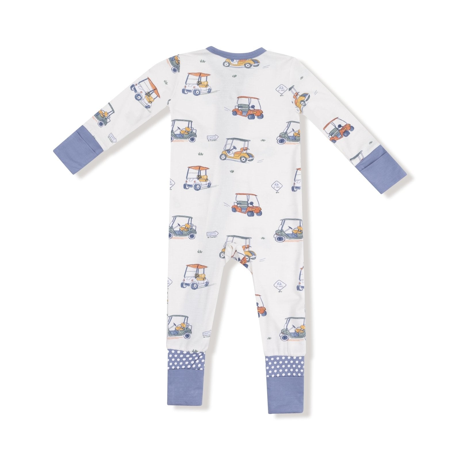 Angel Dear Zooming Golf Carts - 2 Way Zipper Romper - Flying Ryno