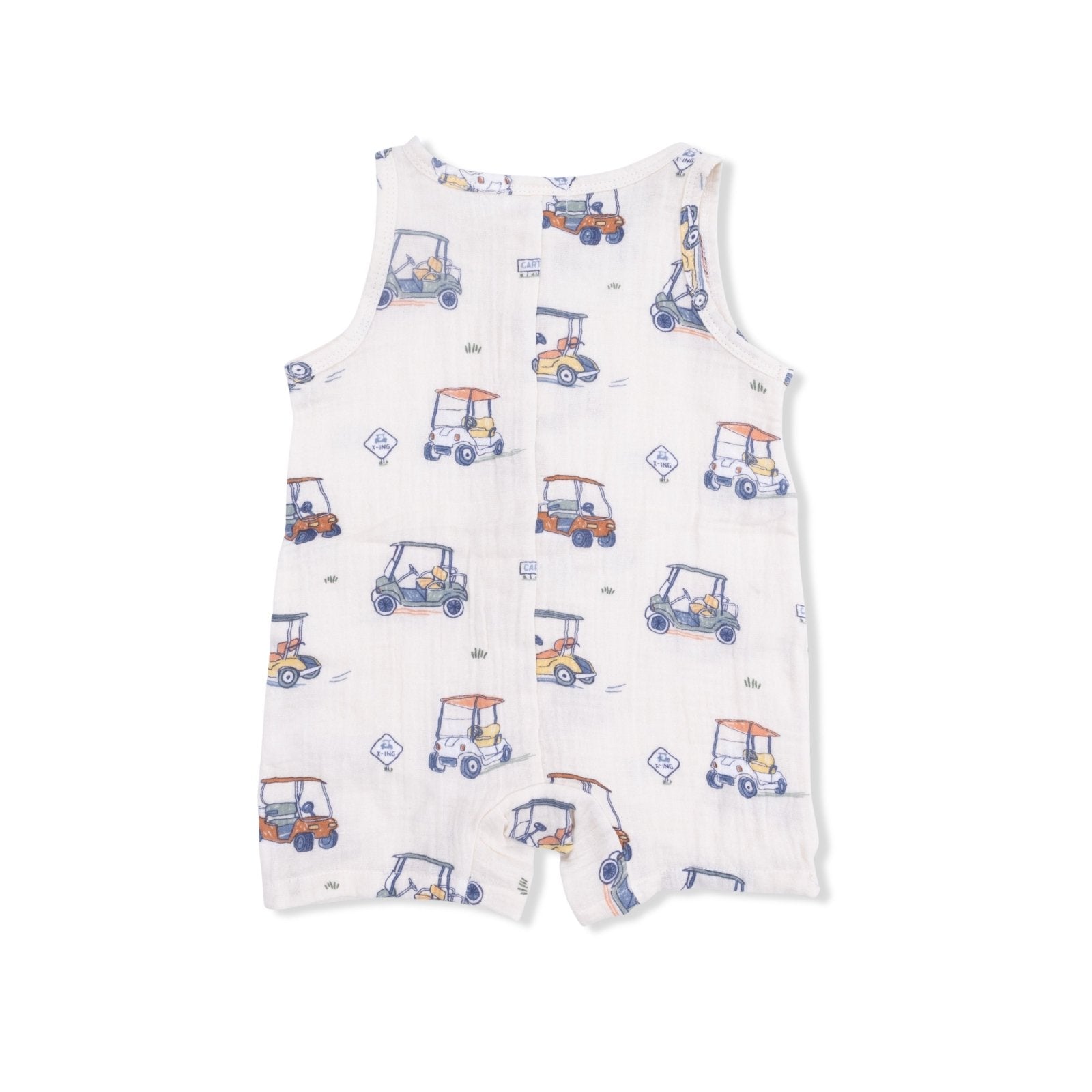 Angel Dear Zooming Golf Carts - Sleeveless Shortie Romper - Flying Ryno