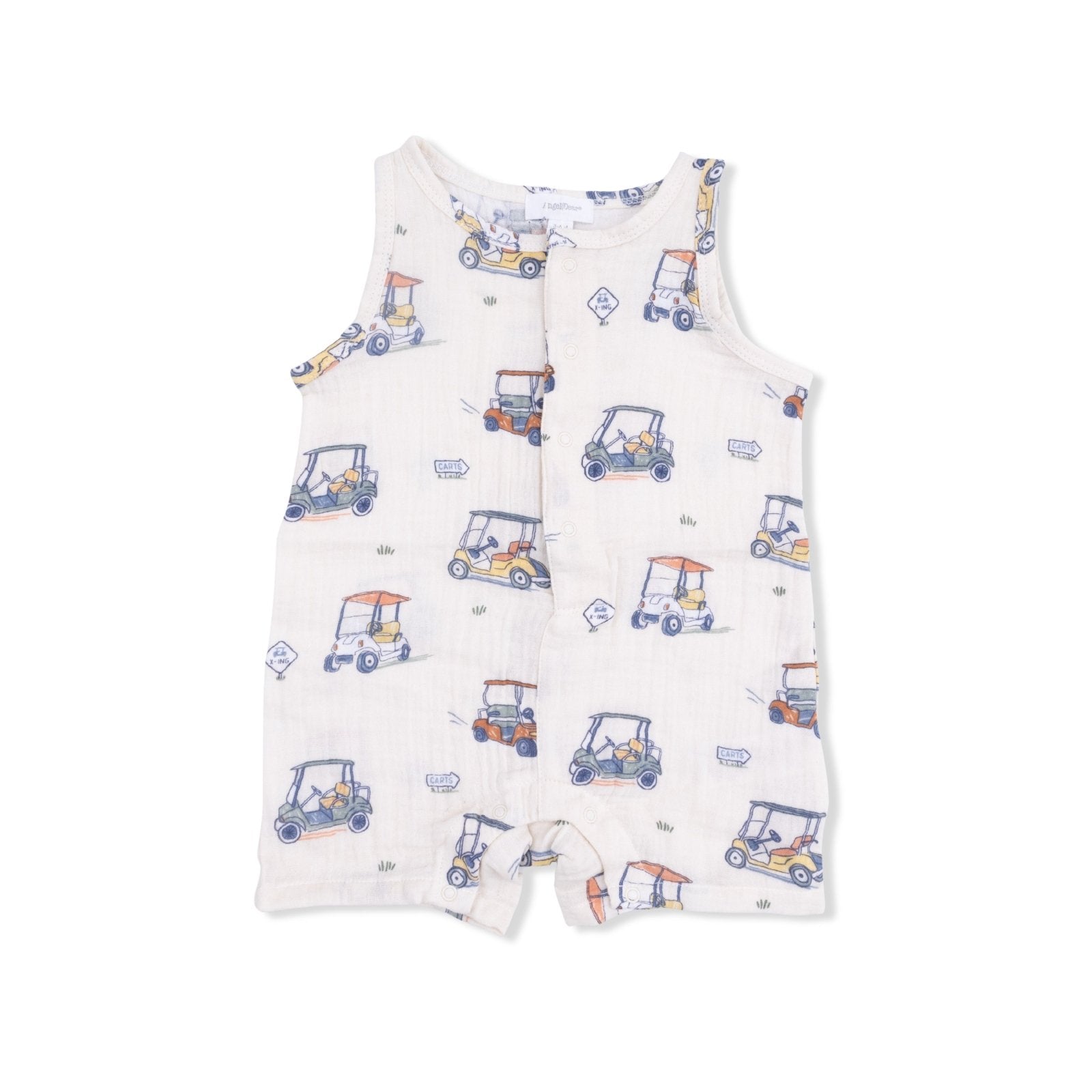 Angel Dear Zooming Golf Carts - Sleeveless Shortie Romper - Flying Ryno