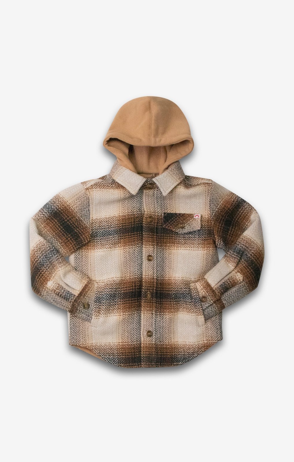 Appaman Glen Hooded Shirt Lumber Plaid - Flying Ryno