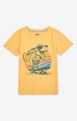 Appaman Graphic Short Sleeve Tee - Pale Yellow - Flying Ryno