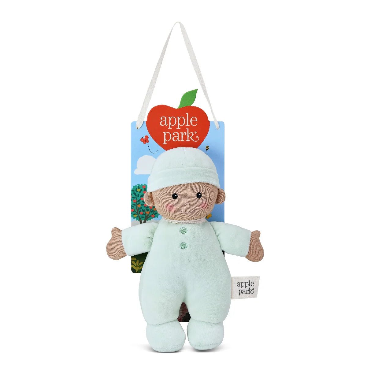 Apple Park First Baby Doll, Mint - Flying Ryno