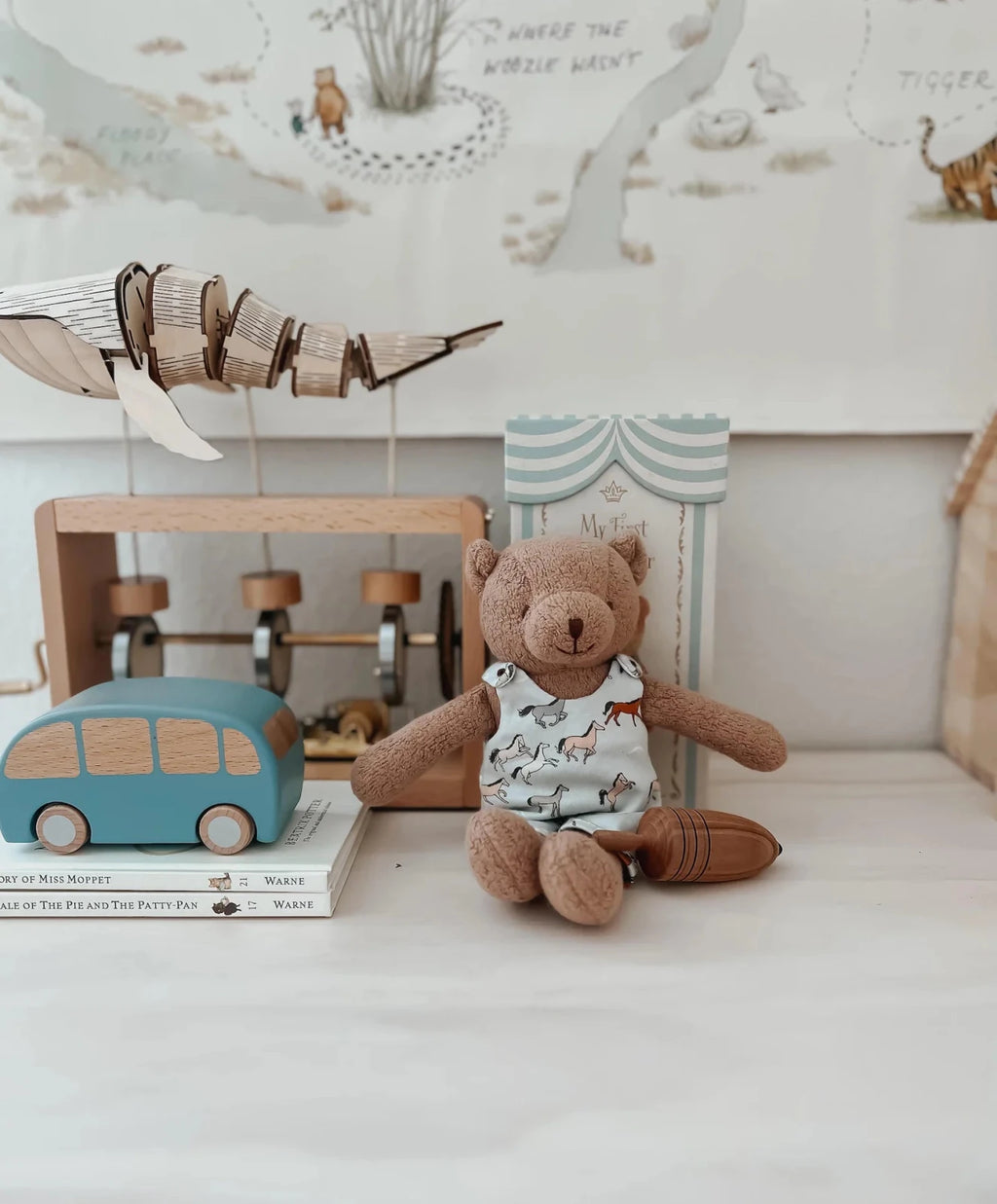 Apple Park Little Bear Plush, Wild Horses - Flying Ryno