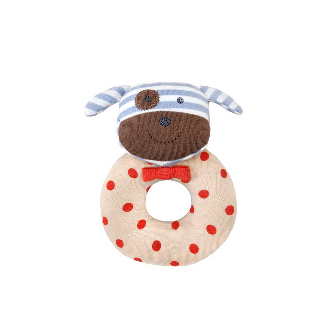 Apple Park Teething Rattle, Boxer the Dog - Flying Ryno