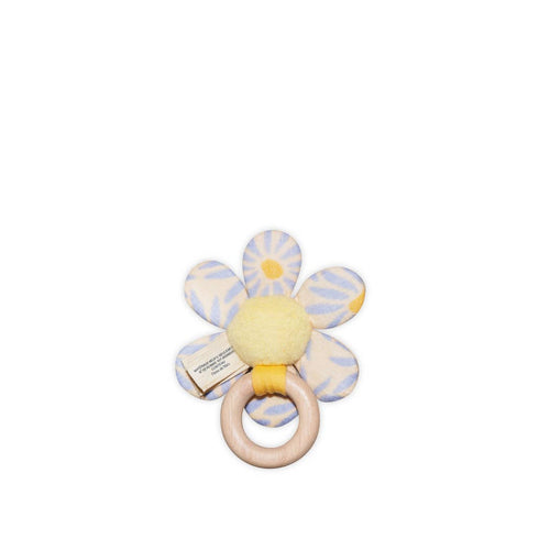 Apple Park Wood Ring Teething Toy, Daisy Dreams - Flying Ryno