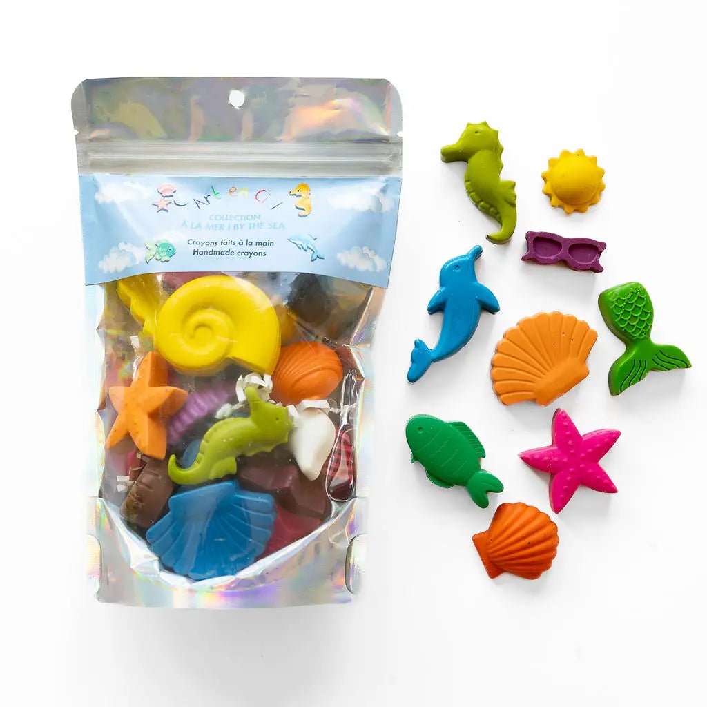 Art en Ciel Handmade Crayons - By the Sea - Crayons Faits À La Main - Flying Ryno