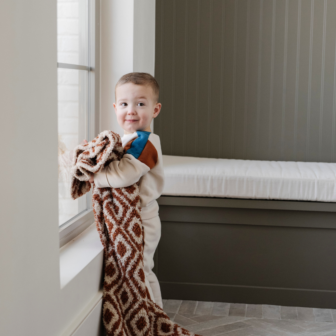 Saranoni Double-Layer Bamboni®  Receiving Blanket, Khmer