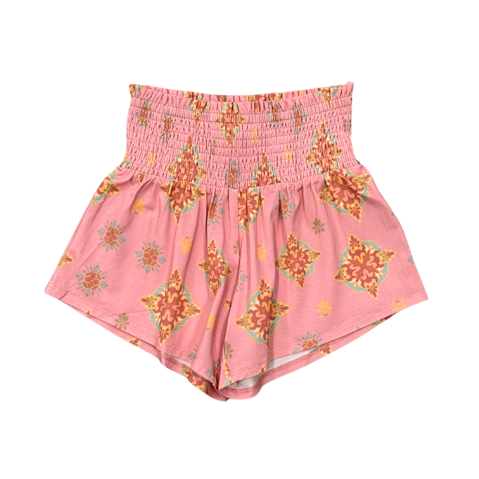 Babysprouts Girl's Flowy Skort, Medallian Boho Carnation Pink - Flying Ryno