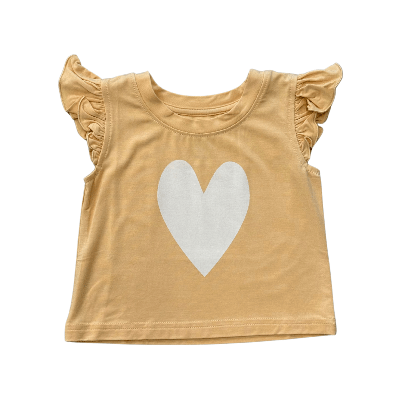 Babysprouts Girl's Sleeveless Top, Heart in Desert Mist - Flying Ryno