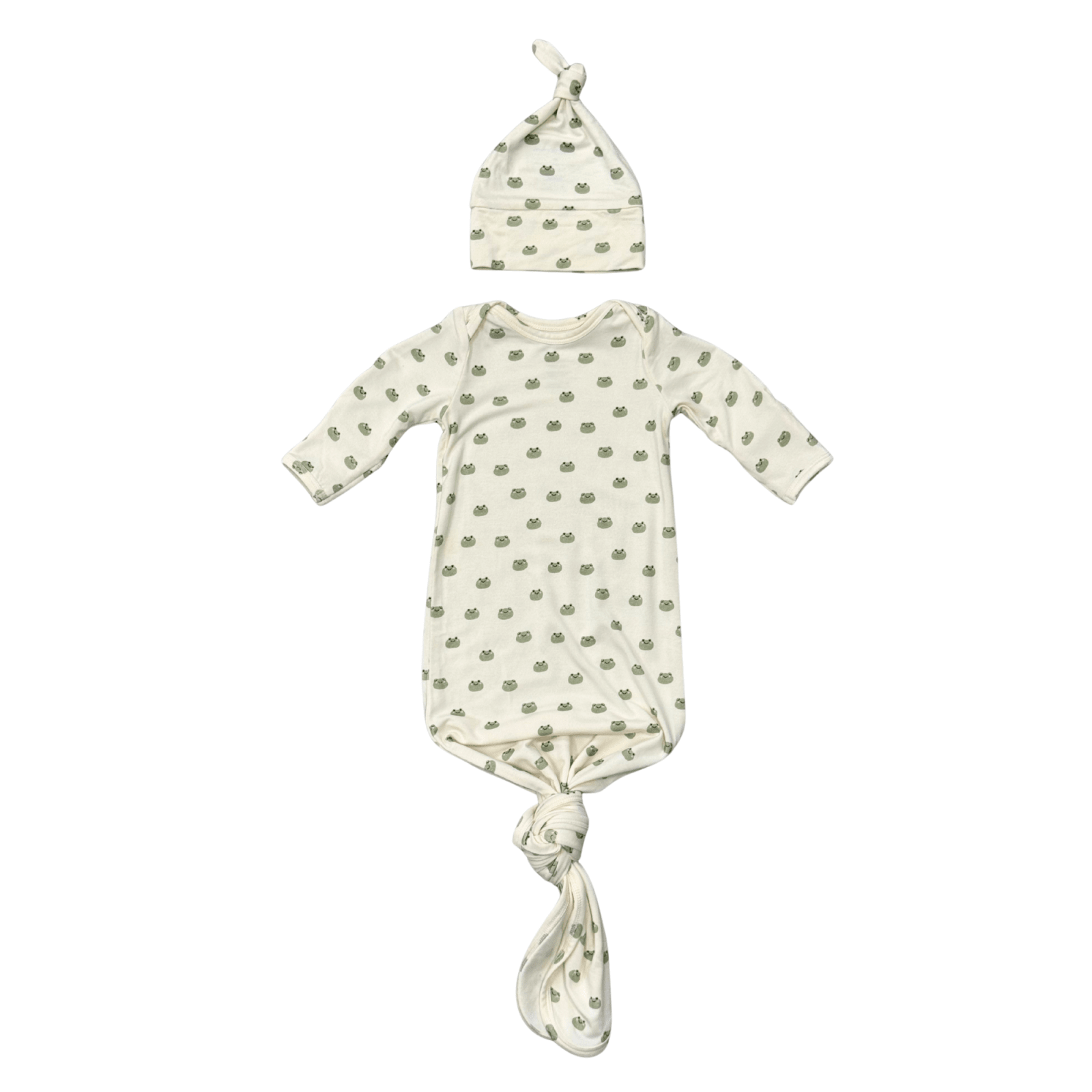 Babysprouts Knotted Sleeper Set, Miniature Frogs - Flying Ryno
