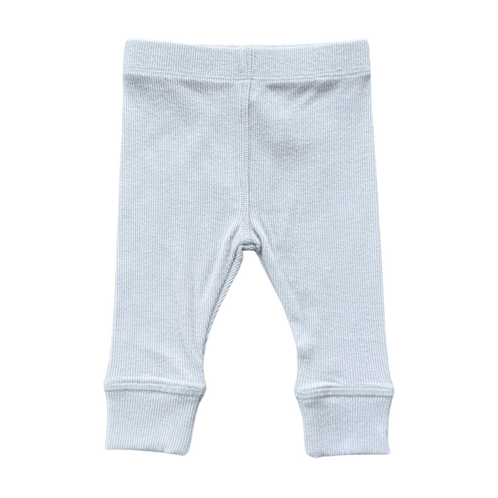 Babysprouts Ribbed Top and Ribbed Legging Set - Grey Dawn - Flying Ryno