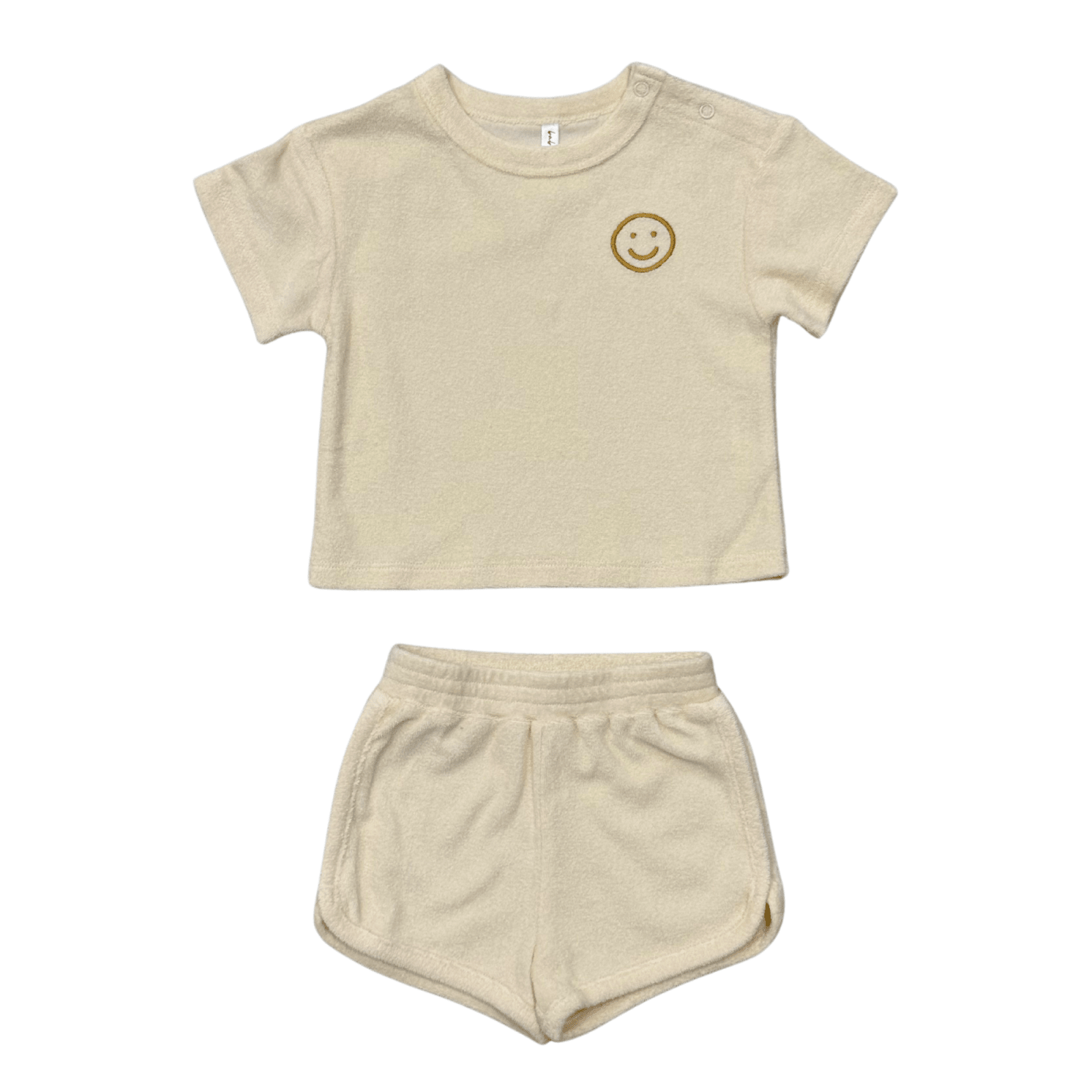 Babysprouts Short Sleeve Cotton Terry Set - Rudabaga - Flying Ryno